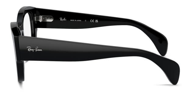 Ray-Ban RX7681V Jorge Shiny Black Prescription Eyeglasses