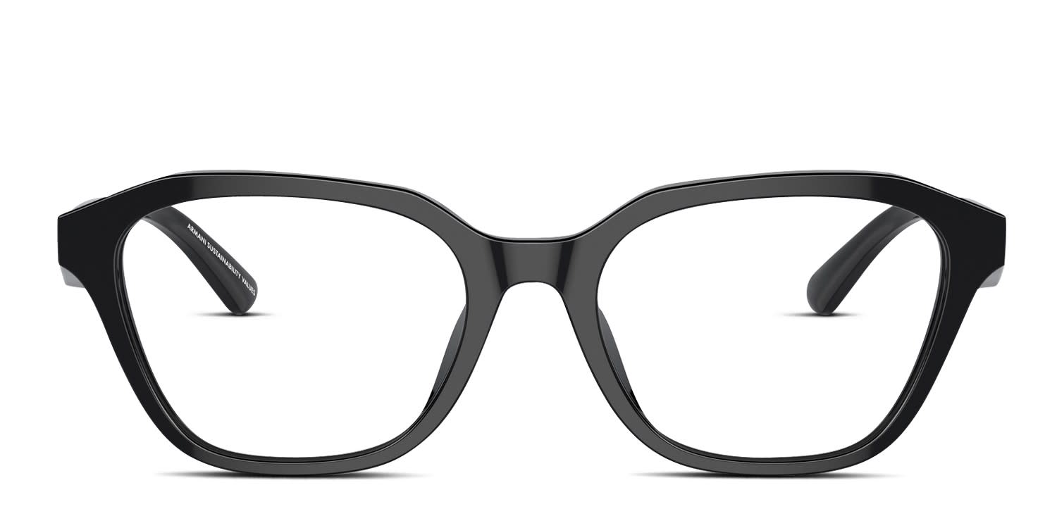 Emporio Armani EA3235U Black glasses - Black - Frontal View