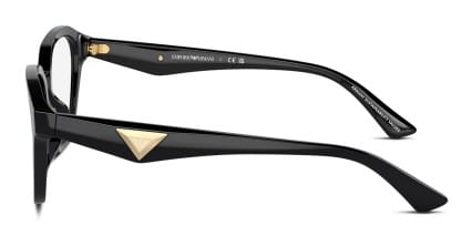 Emporio Armani EA3235U Black glasses - Black - Side View