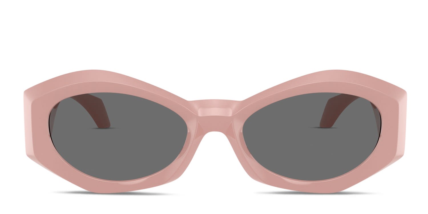 Versace VE4466U Pink glasses - Pink / Gray - Frontal View