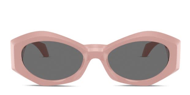 Versace Pink and Gray Sporty Sunglasses NEW VERSACE VE4474U 5485/87 SQUARE PINK GRAY WOMEN  main image 2