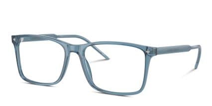 Giorgio Armani AR7258 Clear, Blue glasses - Clear / Blue - Angle View