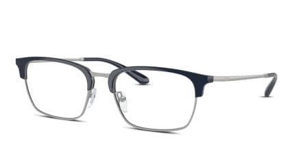Emporio Armani EA3243 Blue, Silver glasses - Blue / Silver - Angle View