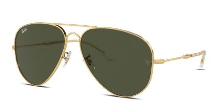 Ray-Ban RB3825 Old Aviator Gold glasses - Gold - Angle View