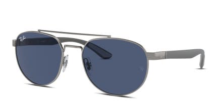 Ray-Ban RB3736 Gunmetal, Gray glasses - Gunmetal / Gray - Angle View
