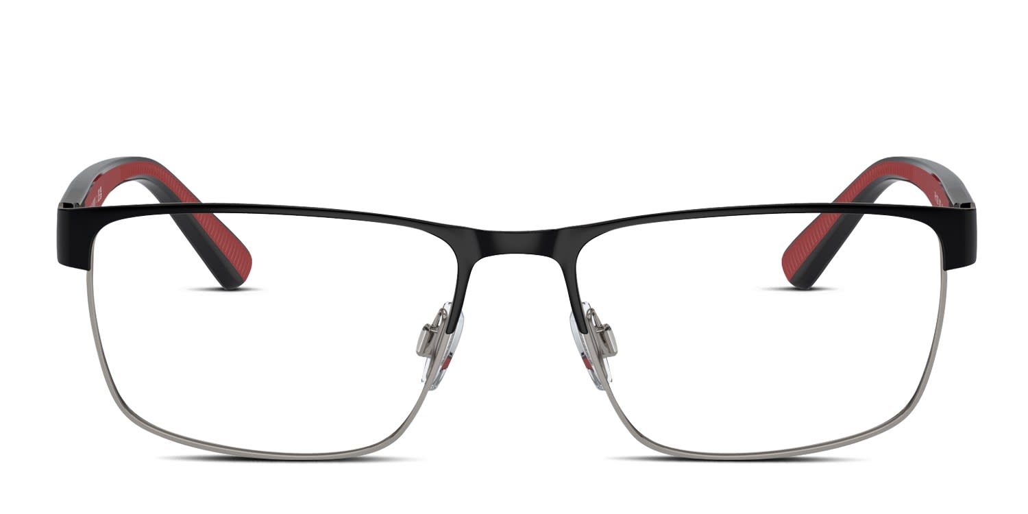 Polo Ralph Lauren PH1229 Black, Gunmetal glasses - Black / Gunmetal - Frontal View