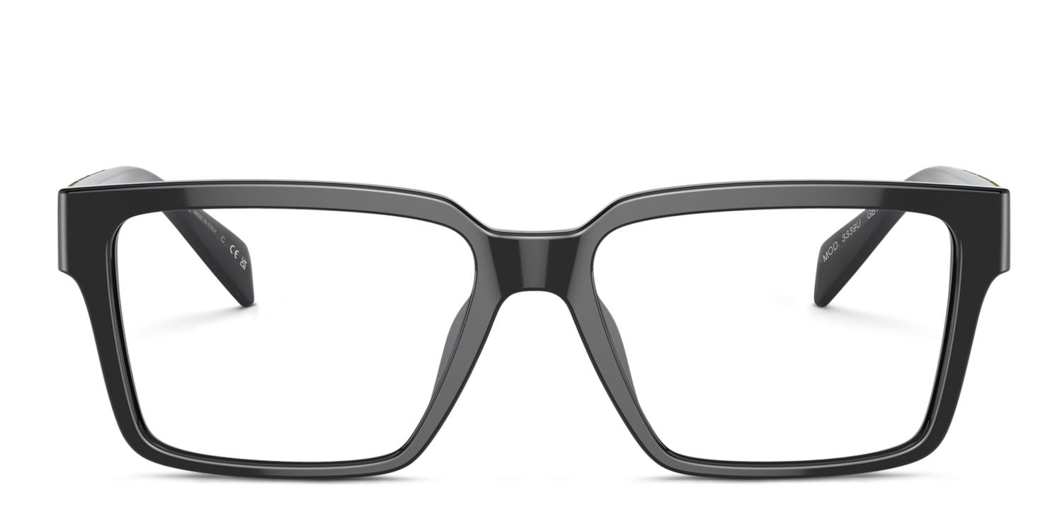 Versace VE3339U Shiny Black Prescription Eyeglasses display picture 2