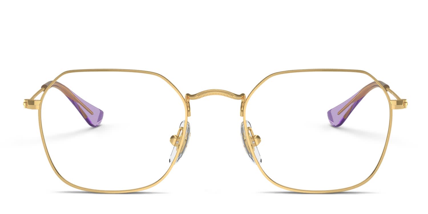 Ray-Ban RY9594V Kids Gold glasses - Gold - Frontal View