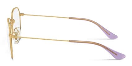 Ray-Ban RY9594V Kids Gold glasses - Gold - Side View