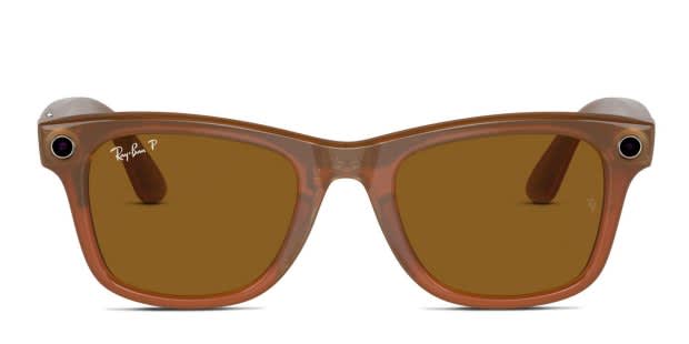 Ray-Ban Meta Smart Glasses RW4008 Wayfarer Brown Sunglasses Online