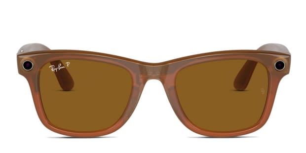 Ray Ban Meta Smart Glasses RW4008 Wayfarer Brown Sunglasses Online