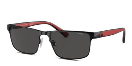 Polo Ralph Lauren PH3155 Shiny Black glasses - Shiny Black - Angle View
