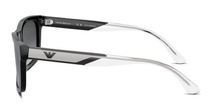 Emporio Armani EA4224 Shiny Black glasses - Shiny Black - Side View