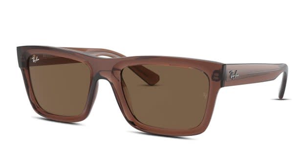 Ray-Ban RB4396 Warren Brown, Clear Prescription Sunglasses