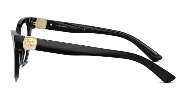 Dolce & Gabbana DG3394 Shiny Black Prescription Eyeglasses