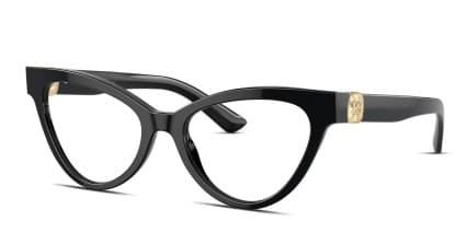Dolce & Gabbana DG3394 Shiny Black glasses - Shiny Black - Angle View
