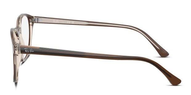 Ray-Ban RX5417 Brown, Clear