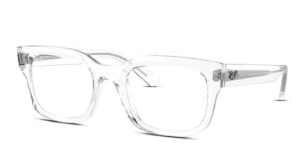Ray-Ban RX7217 Chad Clear glasses - Clear - Angle View