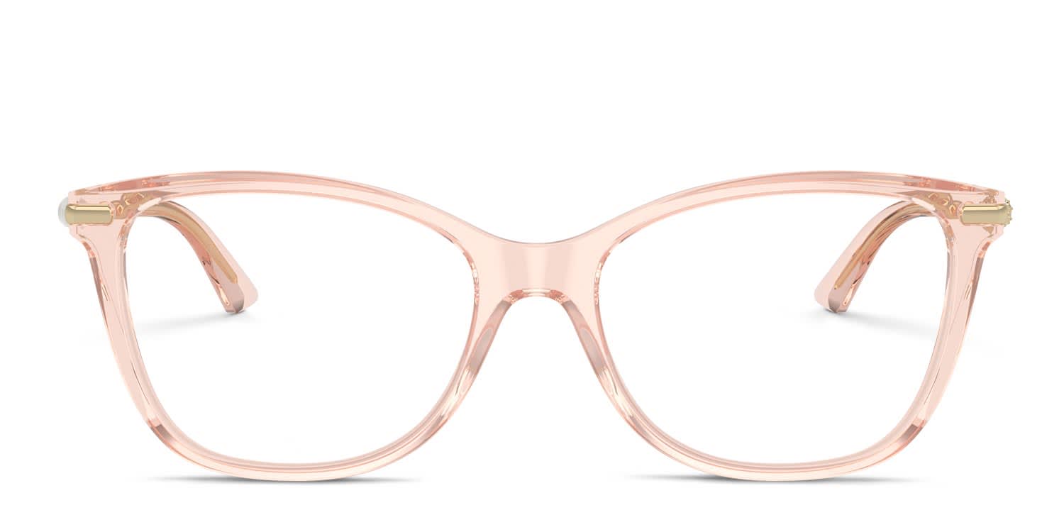 Jimmy Choo JC3007HF Clear, Pink glasses - Clear / Pink - Frontal View