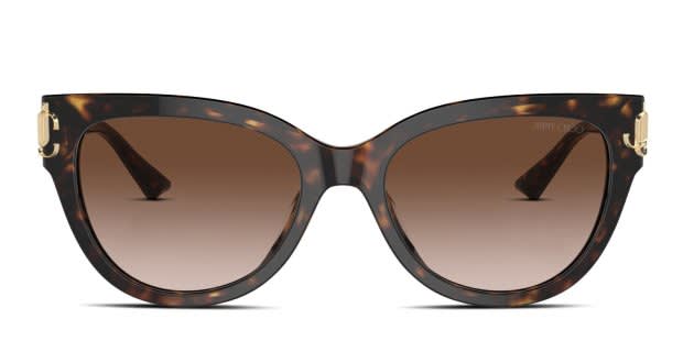 JIMMY CHOO ラウンドサングラス ビジュー装飾 ケース付 d128 Jimmy Choo JC5028 XS (53 - 17) with Grey lenses and Pink frame