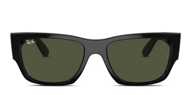 Ray-Ban Black Rx Classic Sunglasses Ray-Ban New Wayfarer Black Classic Sunglasses RB2132  main image 4