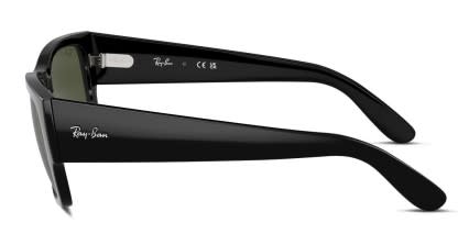 Ray-Ban RB0947S Carlos Black glasses - Black - Side View