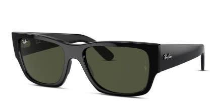 Ray-Ban RB0947S Carlos Black glasses - Black - Angle View