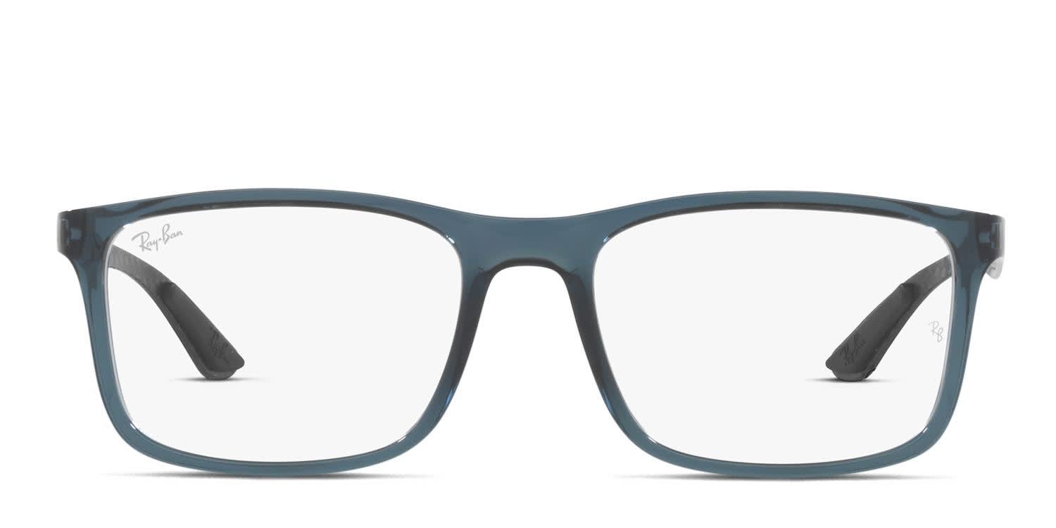 Ray-Ban RX8908 clear , blue frame