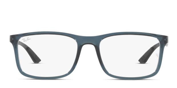 Ray-Ban RX8908 clear , blue frame