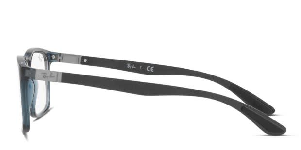 Ray-Ban RX8908 clear , blue frame