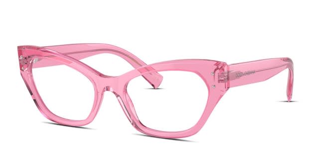 Dolce & Gabbana DG3385 Pink Prescription Eyeglasses Dolce & Gabbana DG3385 Pink Prescription Eyeglasses