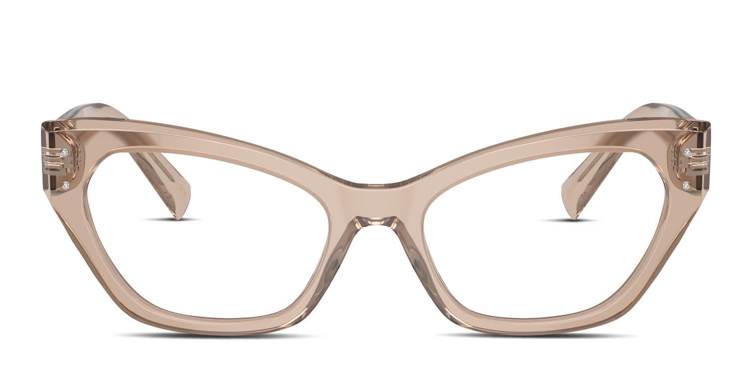 Dolce & Gabbana DG3385 Beige glasses - Beige - Frontal View