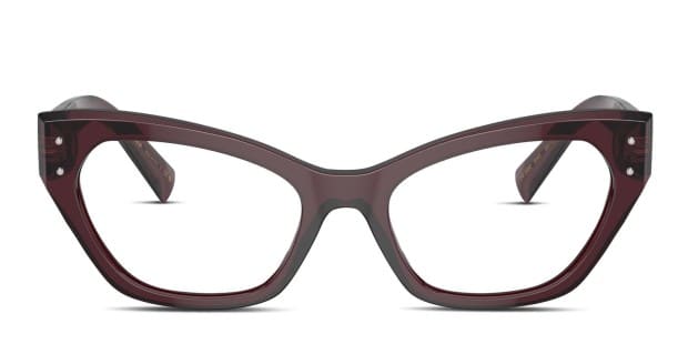 DOLCE & GABBANA キャットアイフレムメカネ DG3385 3148 Dolce&Gabbana DG3385 3148 Glasses - US