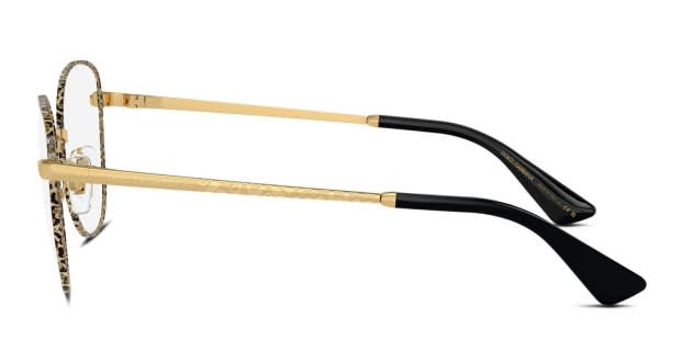 Dolce & Gabbana DG1355 Tortoise, Gold Prescription Eyeglasses