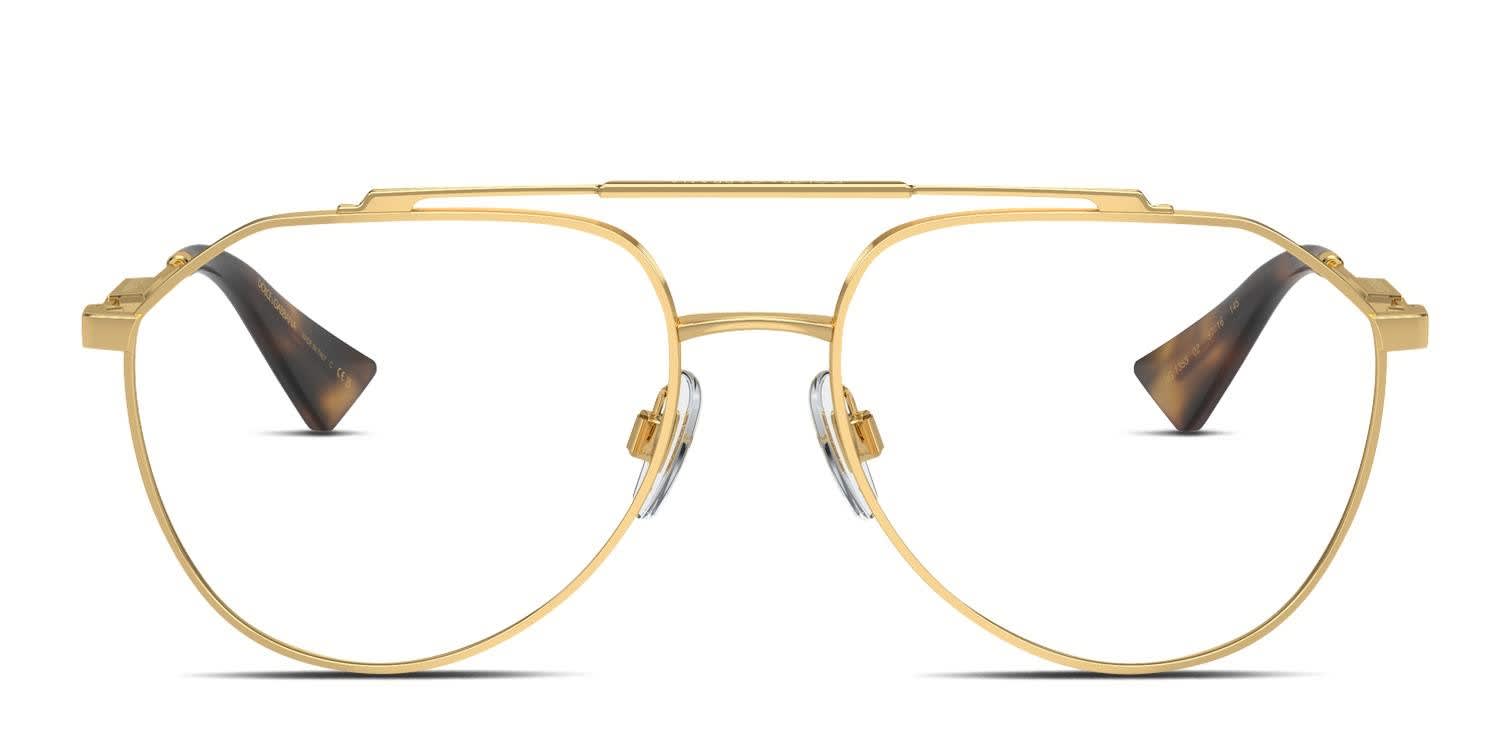 Dolce & Gabbana DG1353 Gold glasses - Gold - Frontal View