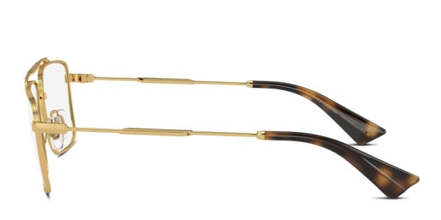 メガネ DOLCE & GABBANA Woman Optical frames Yellow Gold 0DG1354 02 Dolce & Gabbana DG1354 Gold Prescription Eyeglasses