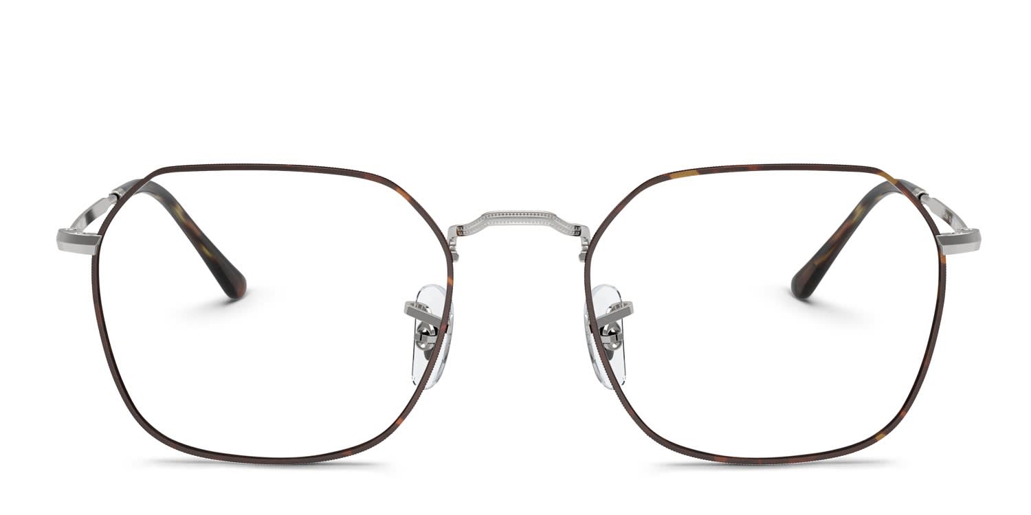 Ray-Ban RX3694V Jim Tortoise, Silver glasses - Tortoise / Silver - Frontal View