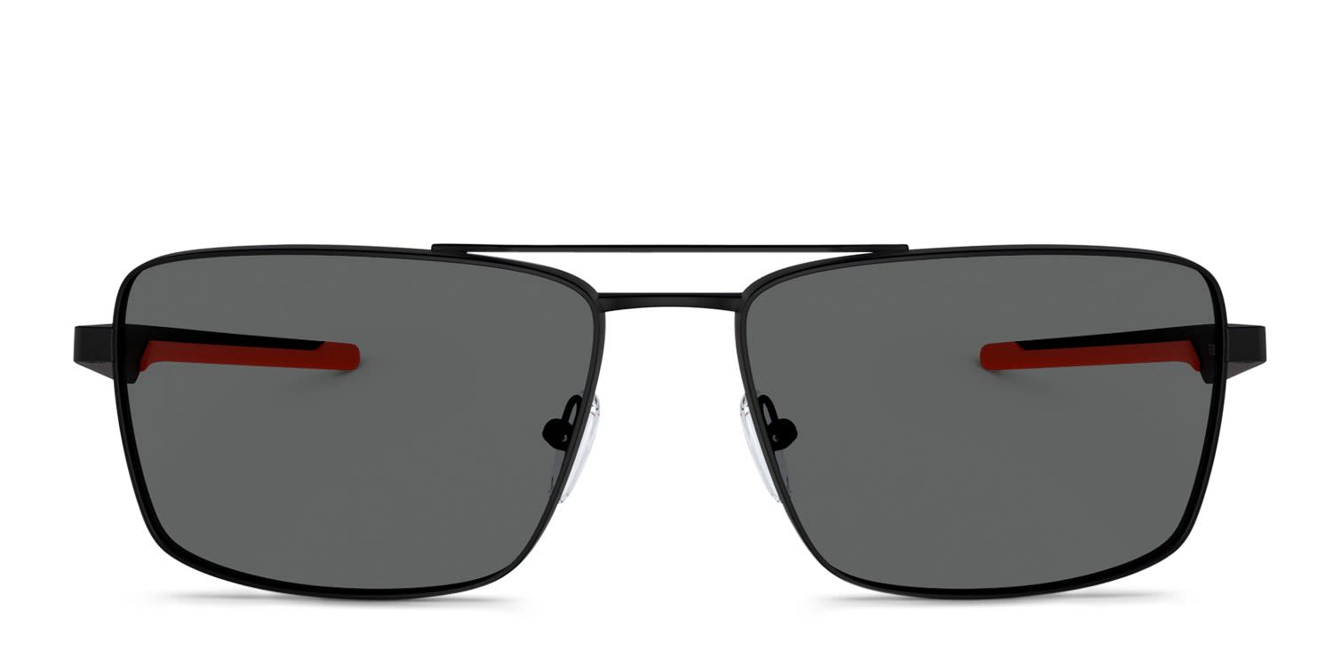 Emporio Armani EA2147 black frame with dark grey lenses. Lenses