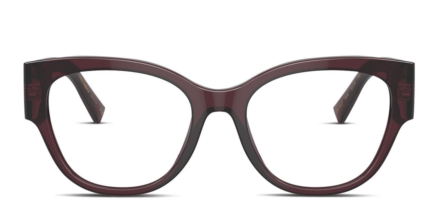 Dolce & Gabbana DG3377 Purple glasses - Purple - Frontal View