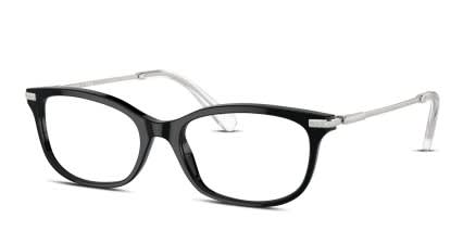 Swarovski SK2017 Black glasses - Black - Angle View