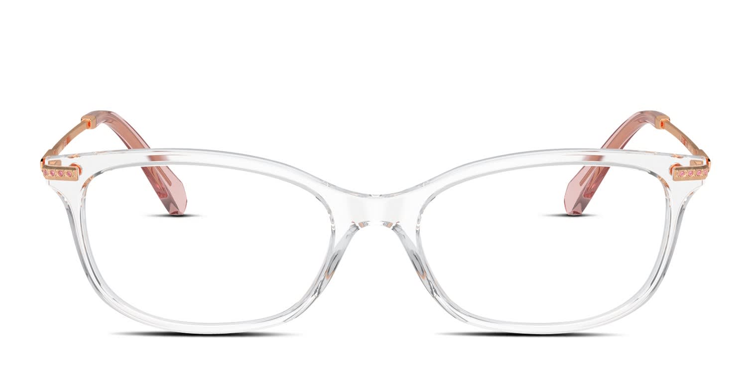 Swarovski SK2017 Clear glasses - Clear - Frontal View