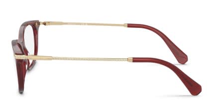Swarovski SK2017 Clear, Red glasses - Clear / Red - Side View