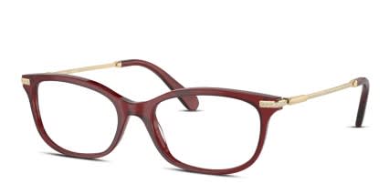Swarovski SK2017 Clear, Red glasses - Clear / Red - Angle View