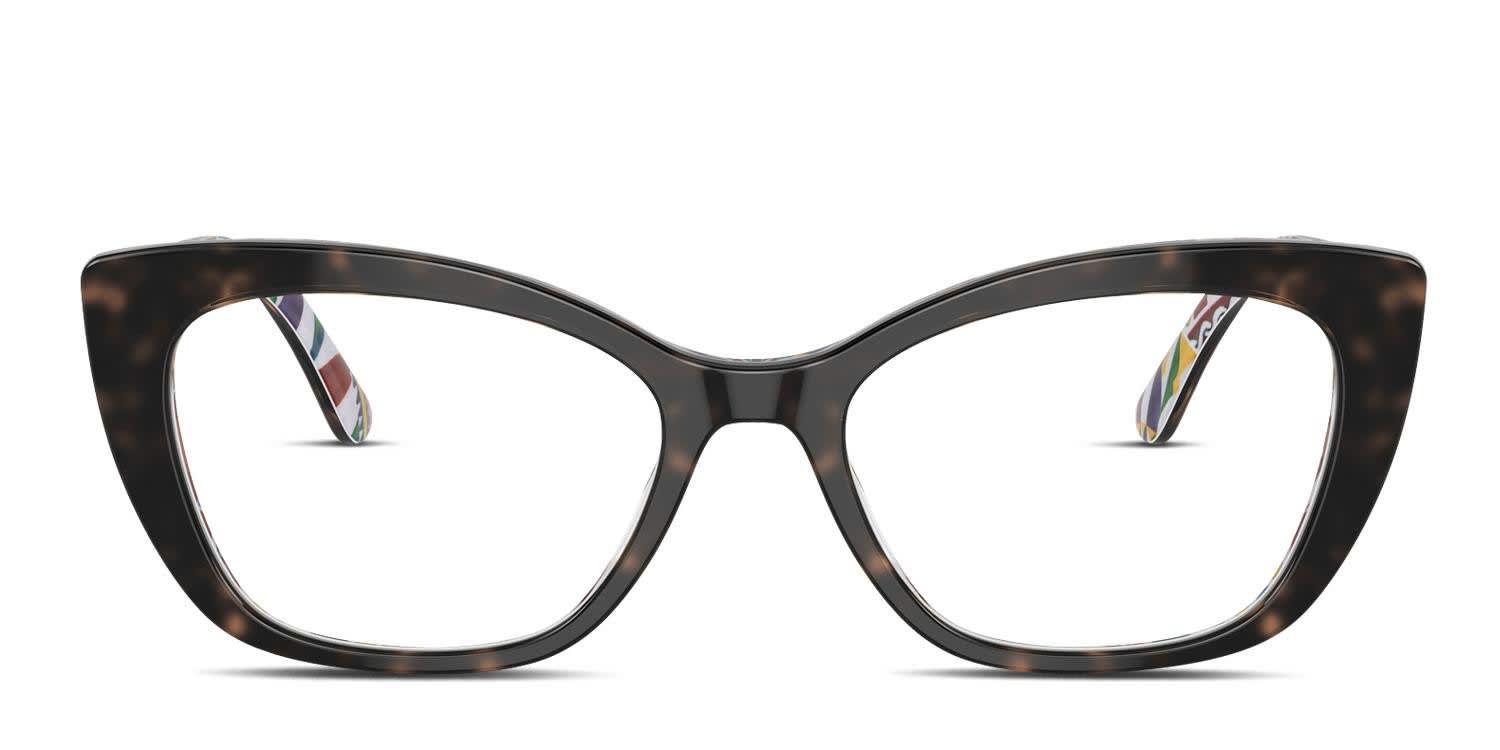 Dolce & Gabbana DG3360 Brown, Tortoise glasses - Brown / Tortoise - Frontal View