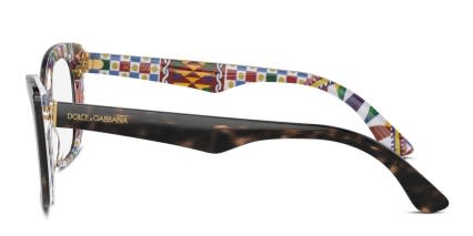 Dolce & Gabbana DG3360 Brown, Tortoise glasses - Brown / Tortoise - Side View