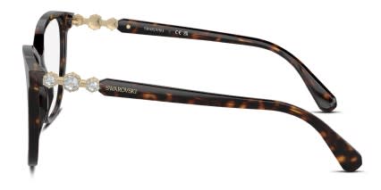 Swarovski SK2020 Tortoise glasses - Tortoise - Side View