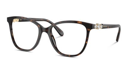 Swarovski SK2020 Tortoise glasses - Tortoise - Angle View