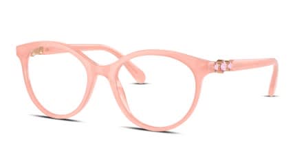 Swarovski SK2019 Pink glasses - Pink - Angle View