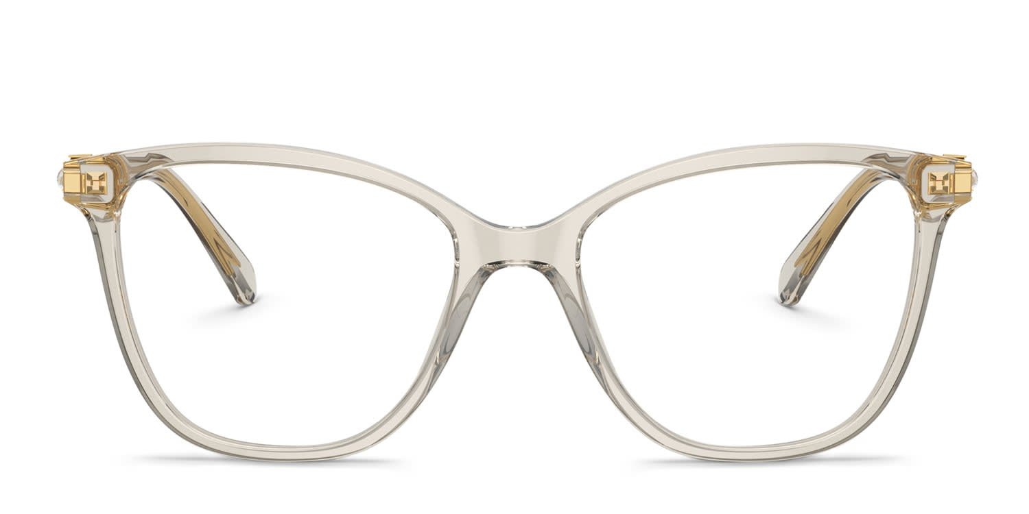 スワロフスキー☆美品です☆ Swarovski SK2020 clear , beige frame
