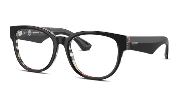 メガネ BURBERRY Woman Optical frames Black 0BE2417 4121 Burberry BE2410 Eyeglasses | LensCrafters
